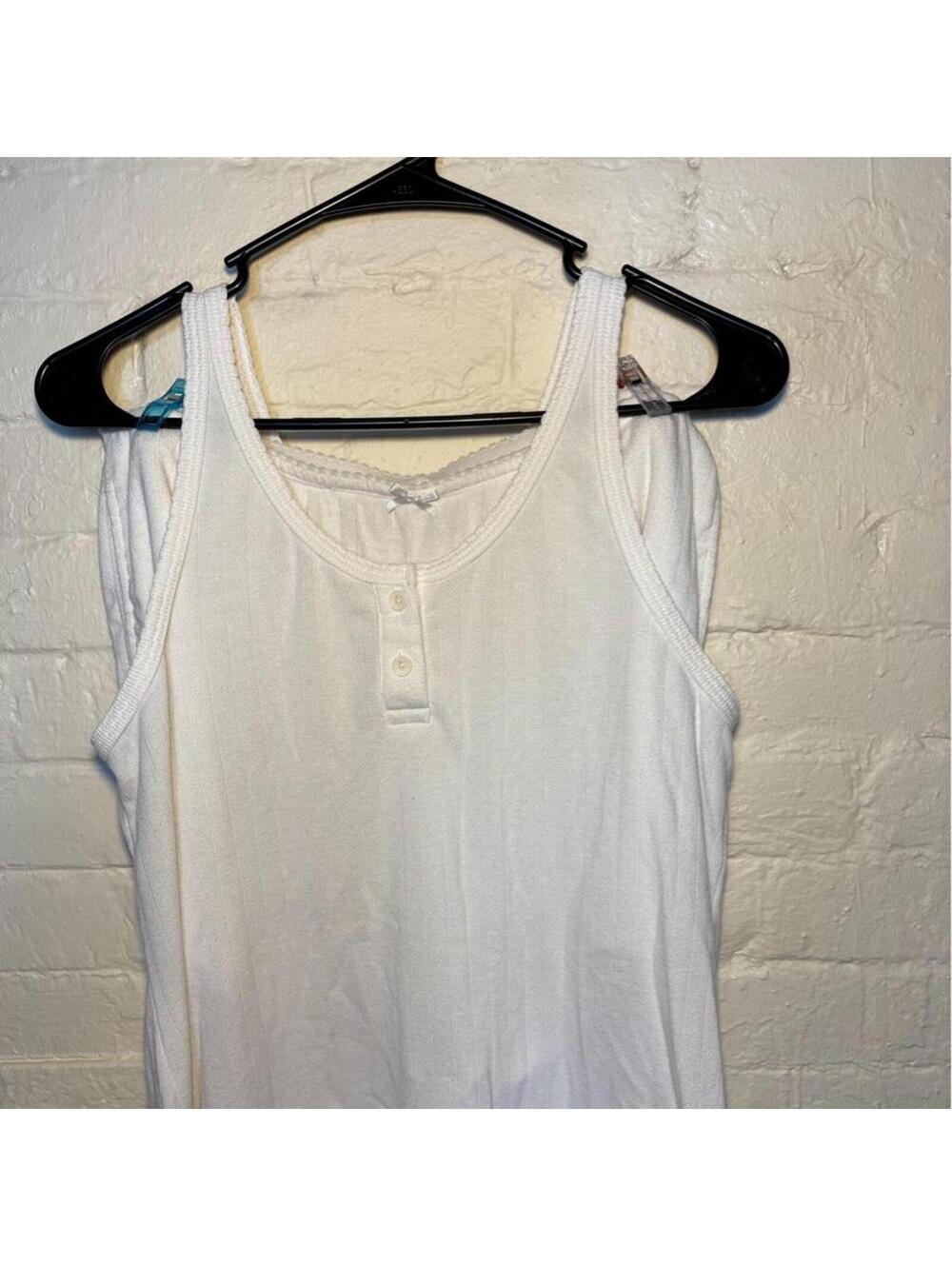 Auden White Ribbed Sleepwear Set